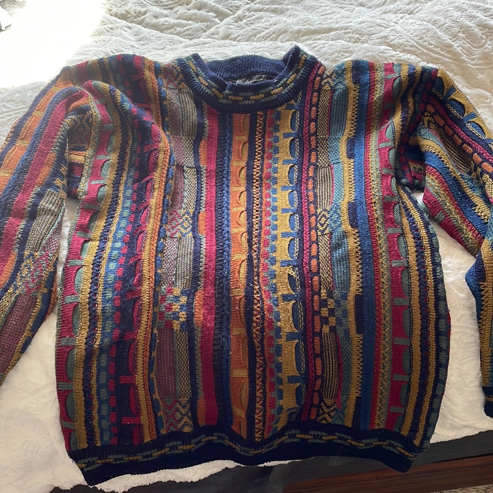 Urban Renewal Funky Patchwork Knit Sweater